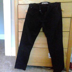 Levi's Athletic S67 Men's Black Pants; W30, L32
